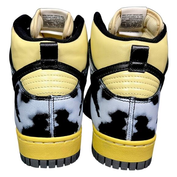 NIB Nike Dunk Hi 1985 SP Lemon Drop Black-Saturn Gold High Top Men's 8.5 - Picture 4 of 9